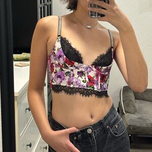 Victoria's Secret Floral Lace Bustier